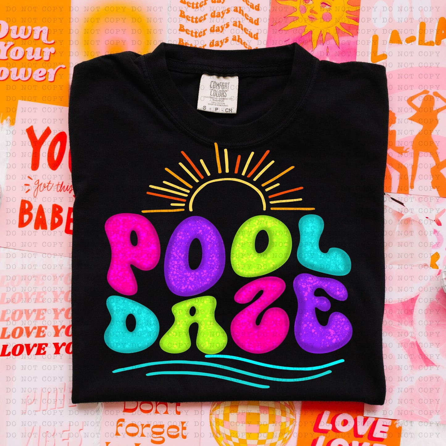 POOL DAZE-PNG File- Digital Download