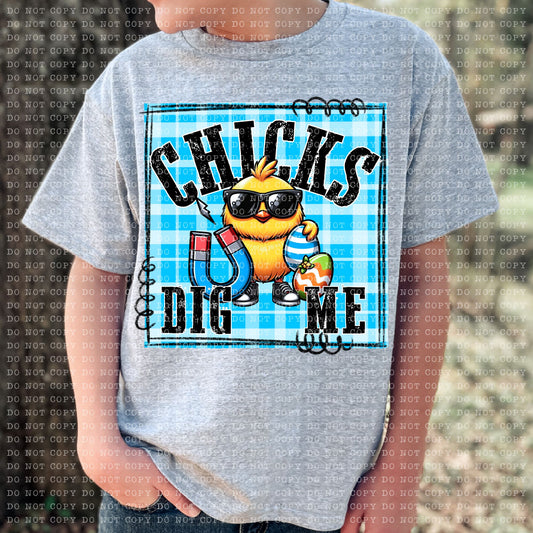 CHICKS DIG ME - PNG File- Digital Download