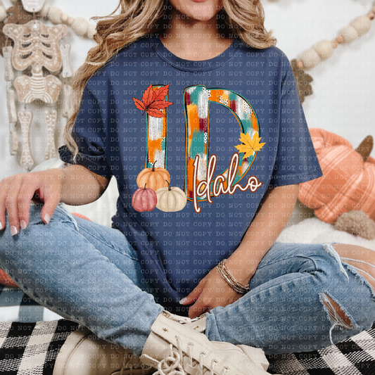 Idaho Fall Dottie State Design- PNG File- Digital Download