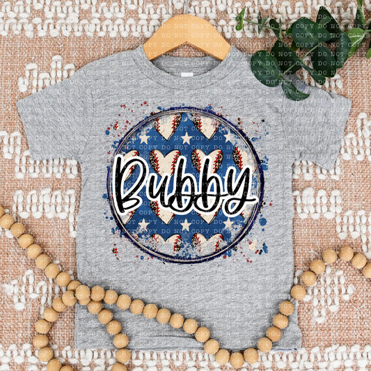 BASEBALL BUBBY- PNG File- Digital Download