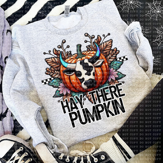 Hay There Pumpkin -PNG File- Digital Download