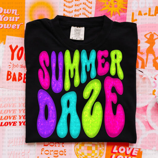 SUMMER DAZE-PNG File- Digital Download