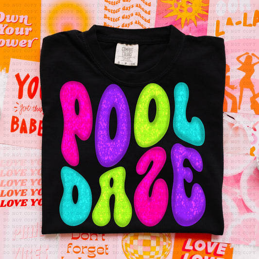 POOL DAZE-PNG File- Digital Download