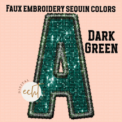 Custom Faux Sequin/Faux Embroidery Team Design- Digital Download