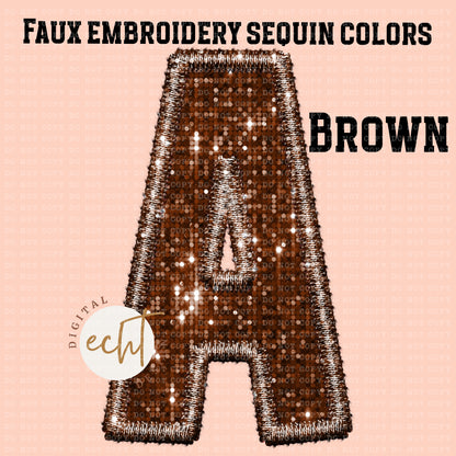 Custom Faux Sequin/Faux Embroidery Team Design- Digital Download