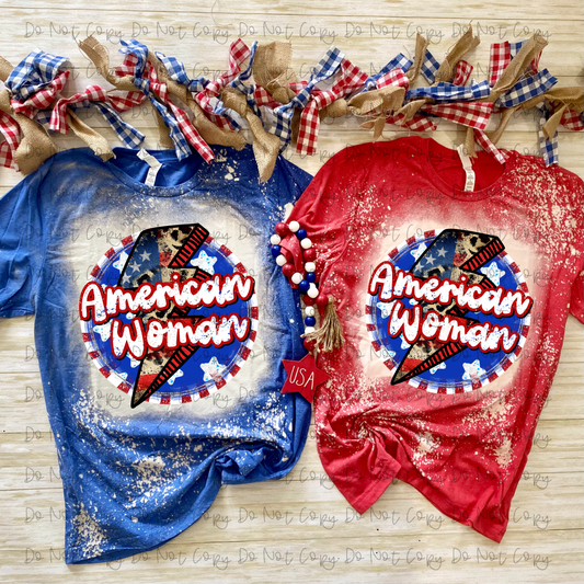 American Woman PNG Digital Download