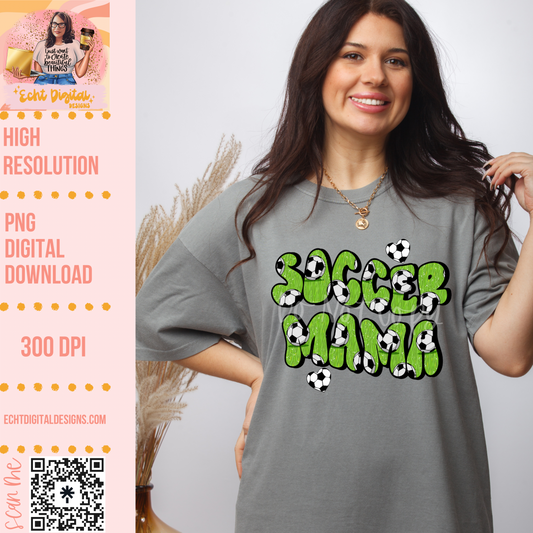 Soccer Mama PNG Digital Download