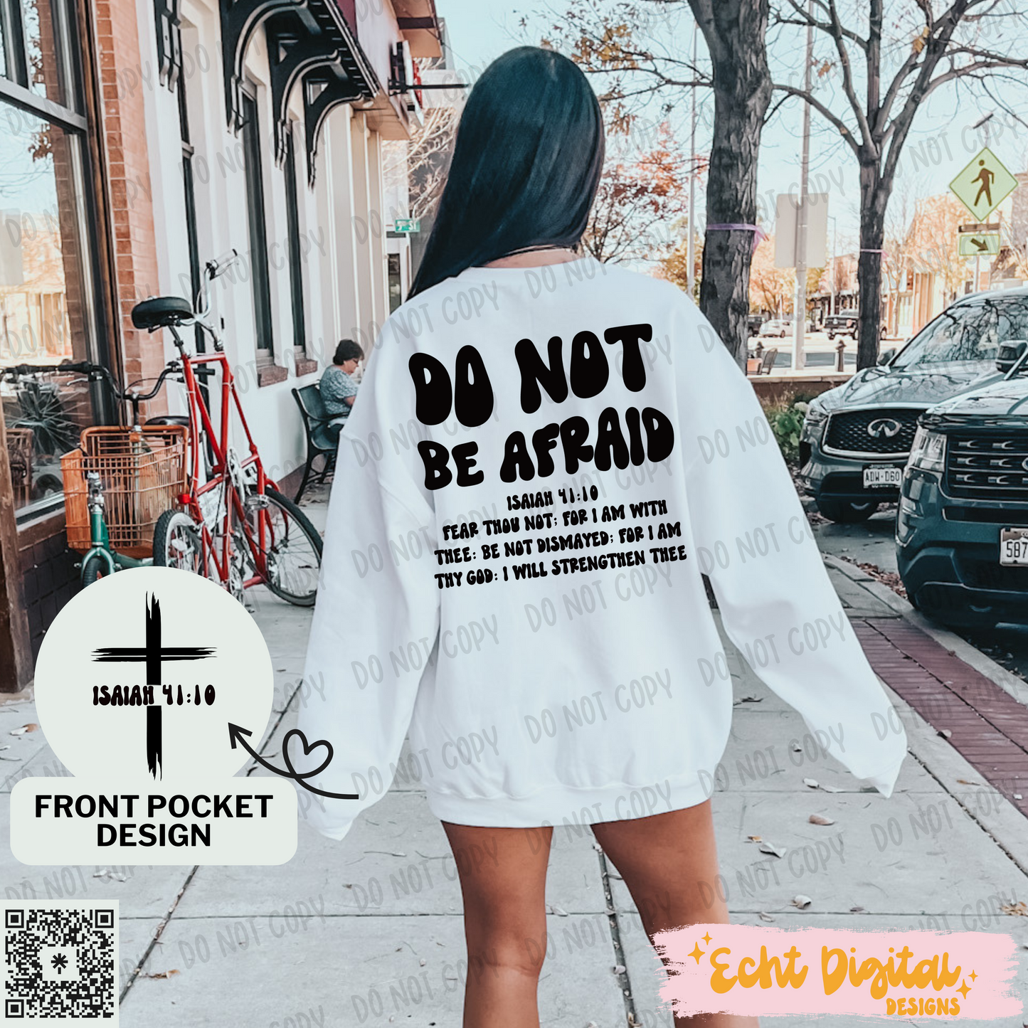 Do not be afraid PNG Digital Download