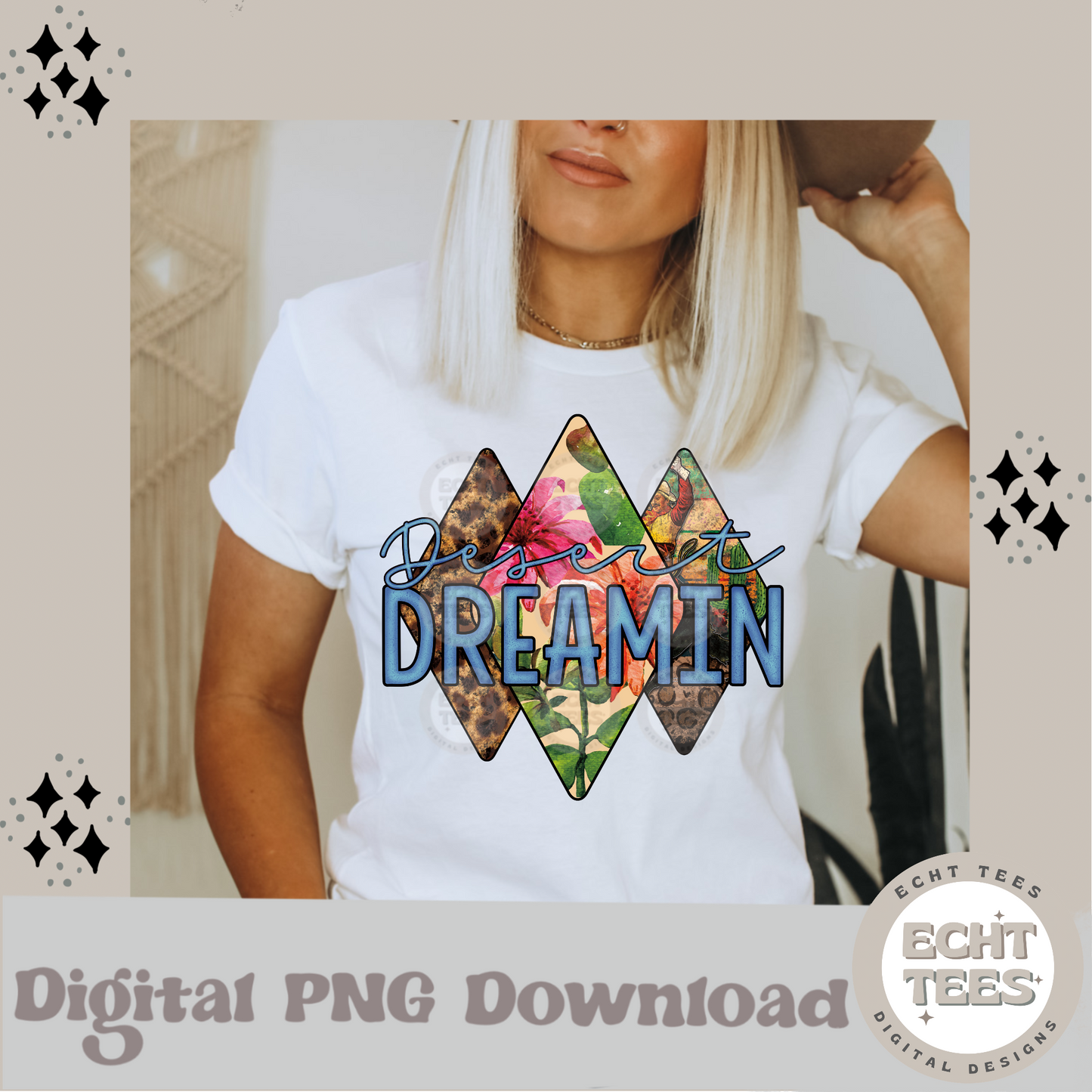 Desert Dreamin PNG Digital Download