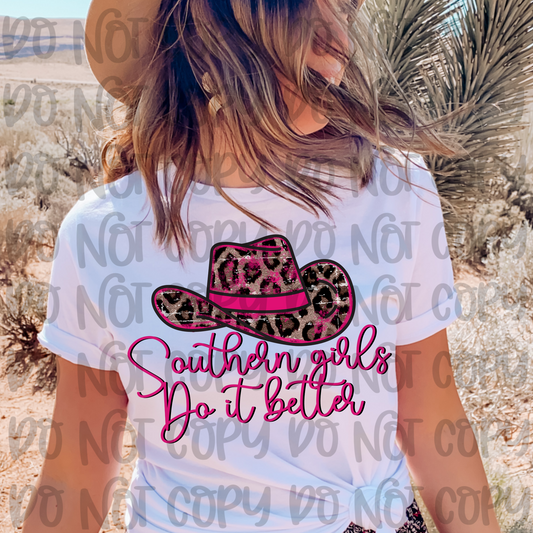 Southern Girls Pink PNG Digital Download