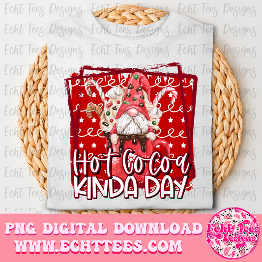 Hot Cocoa Kinda Day PNG Digital Download