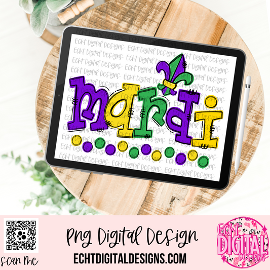 Mardi PNG Digital Download