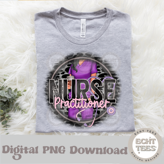 Nurse Practitioner 1 PNG Digital Download