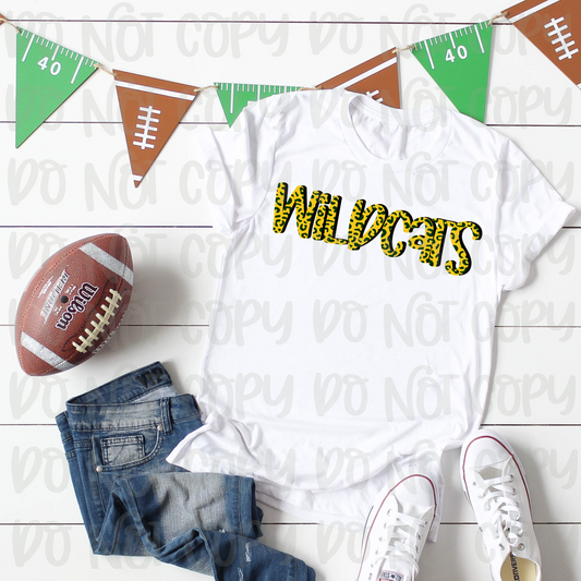 Wildcats green yellow  PNG Digital Download