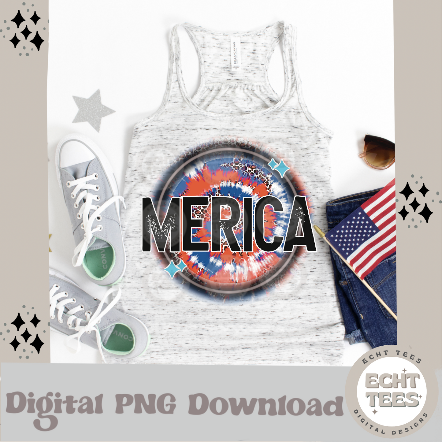 Merica PNG Digital Download