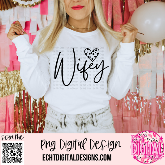 Wifey PNG Digital Download