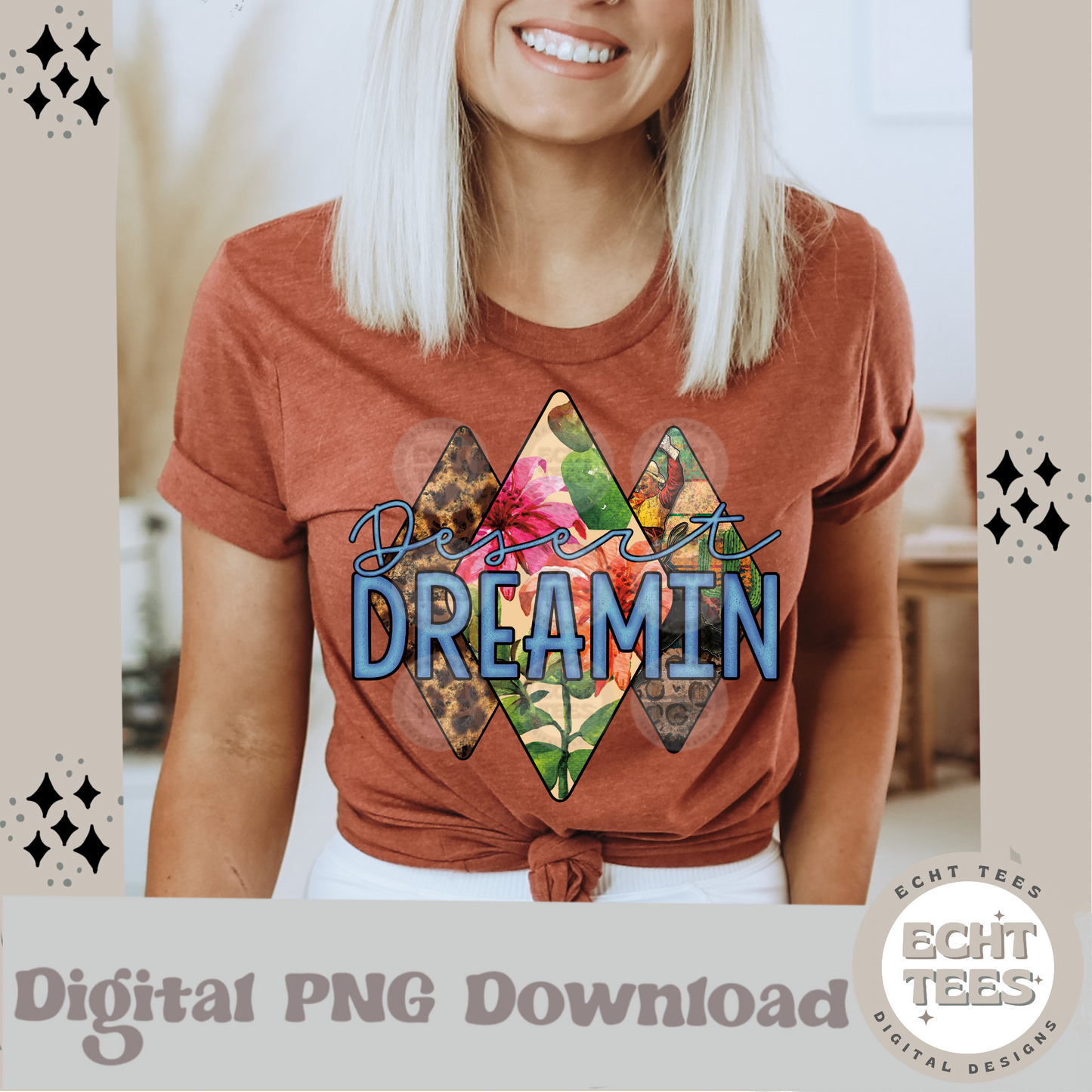 Desert Dreamin PNG Digital Download