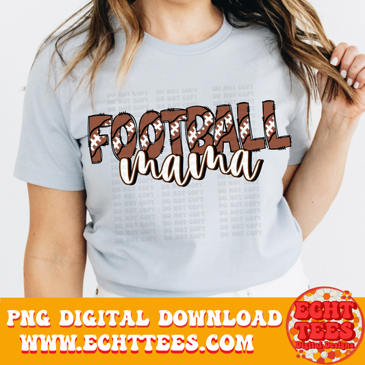 Football Mama PNG Digital Download