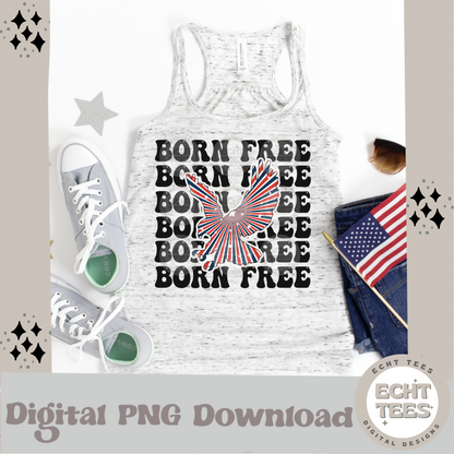 Born Free PNG Digital Download