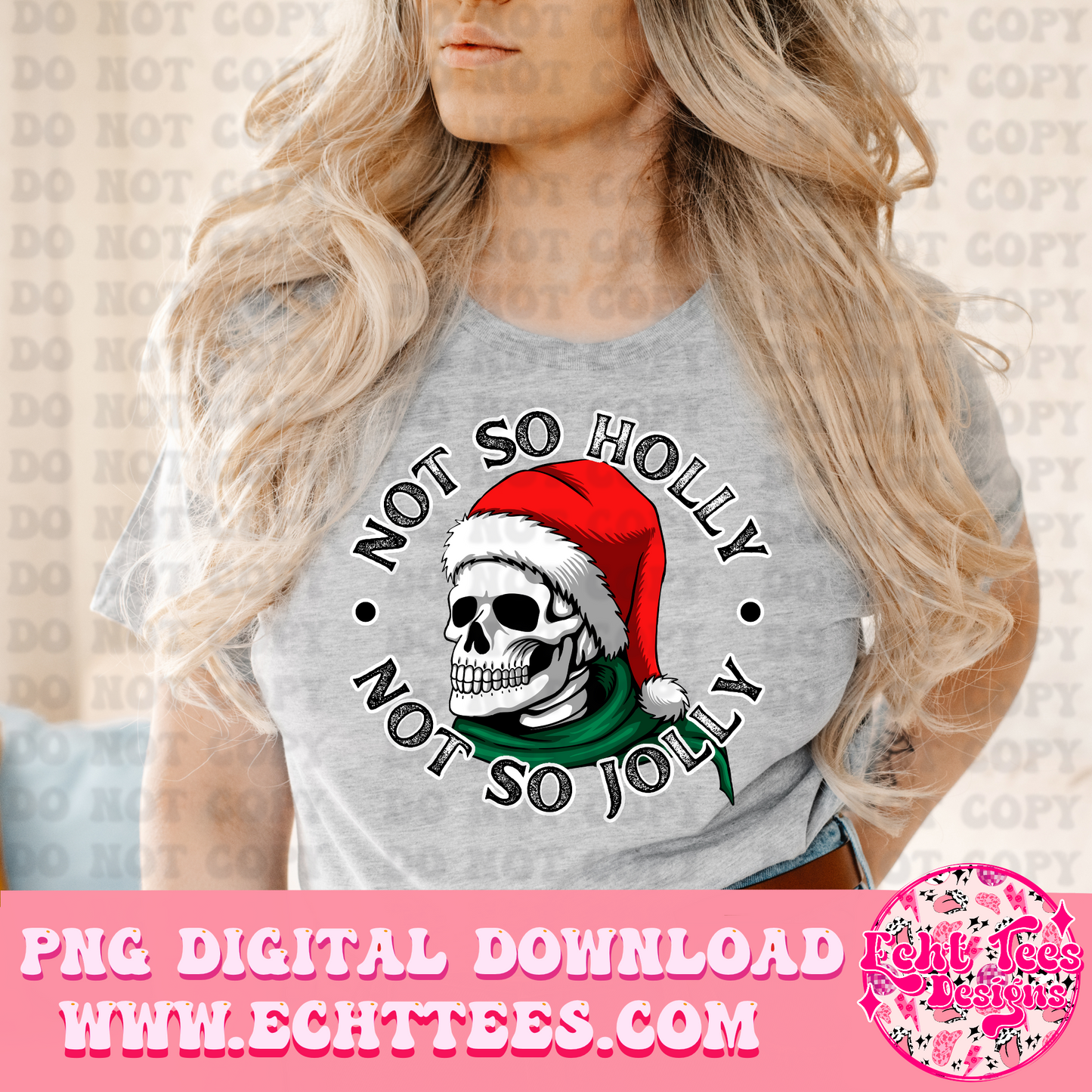 Not so jolly PNG Digital Download