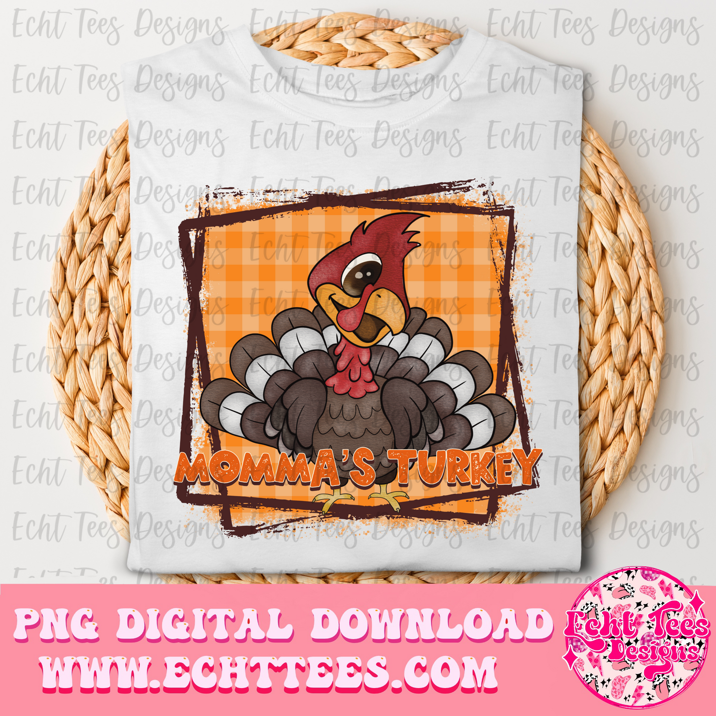 Momma’s Turkey PNG Digital Download