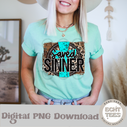 Saved Sinner PNG Digital Download