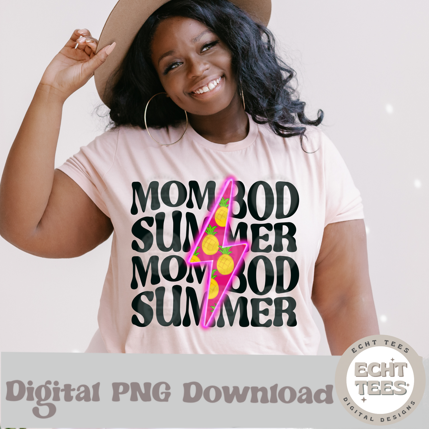 Mom Bod Summer PNG Digital Download